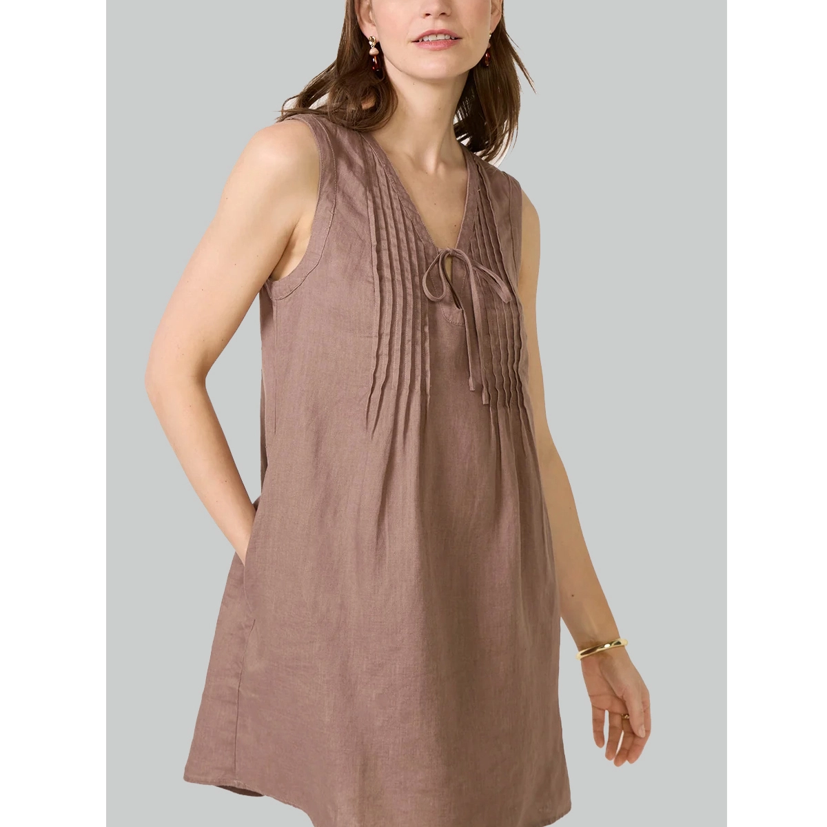 Linen Mini Dress 3