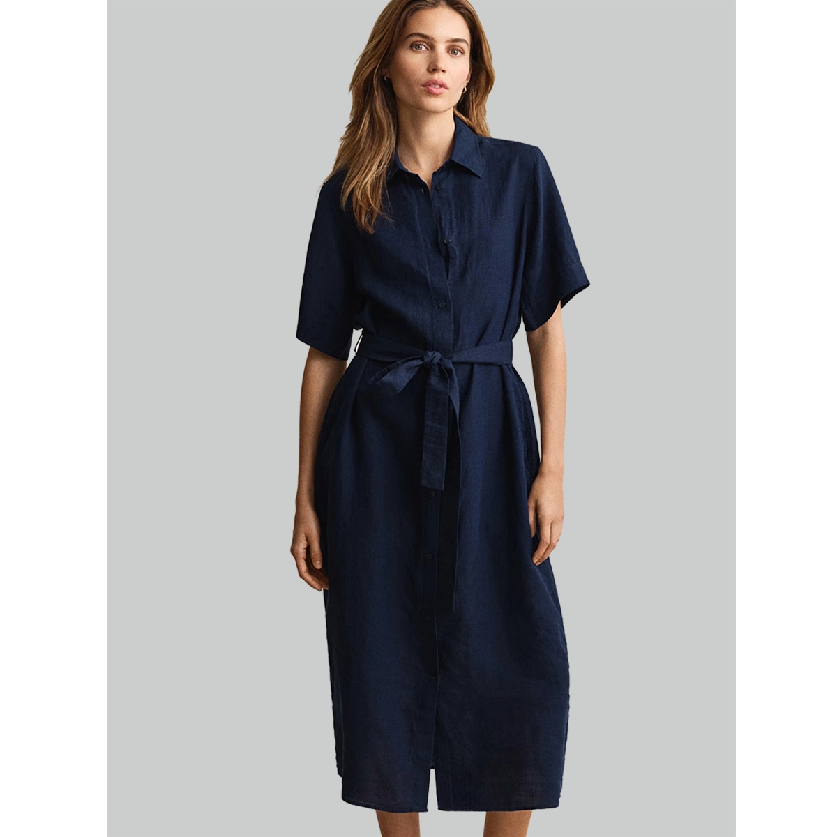 Linen Shirt Dress